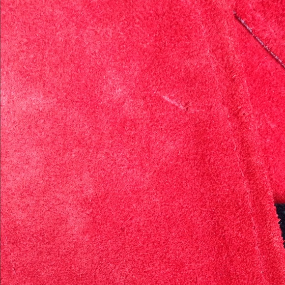 Vintage red suede vest - Picture 8 of 8